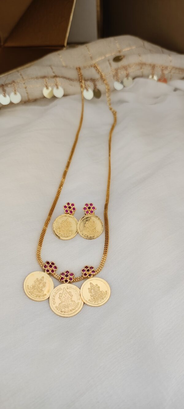 Kerala Coin Necklace with Earrings