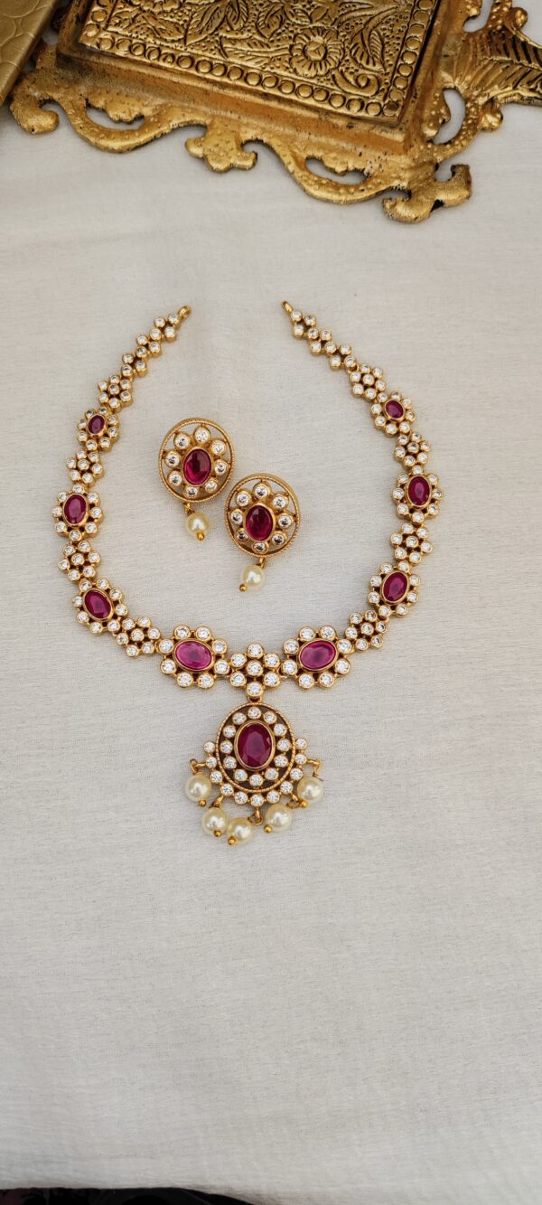 Uncut Stone Ruby Pink