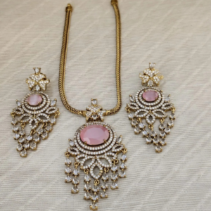 Victorian Pink Hanging Neck Design
