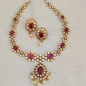 Uncut Stone Ruby Pink