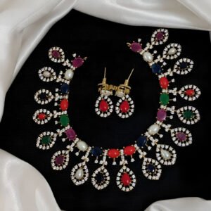 Stone Navratna Necklace