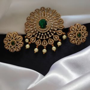 Diamond Replica Pendant Set